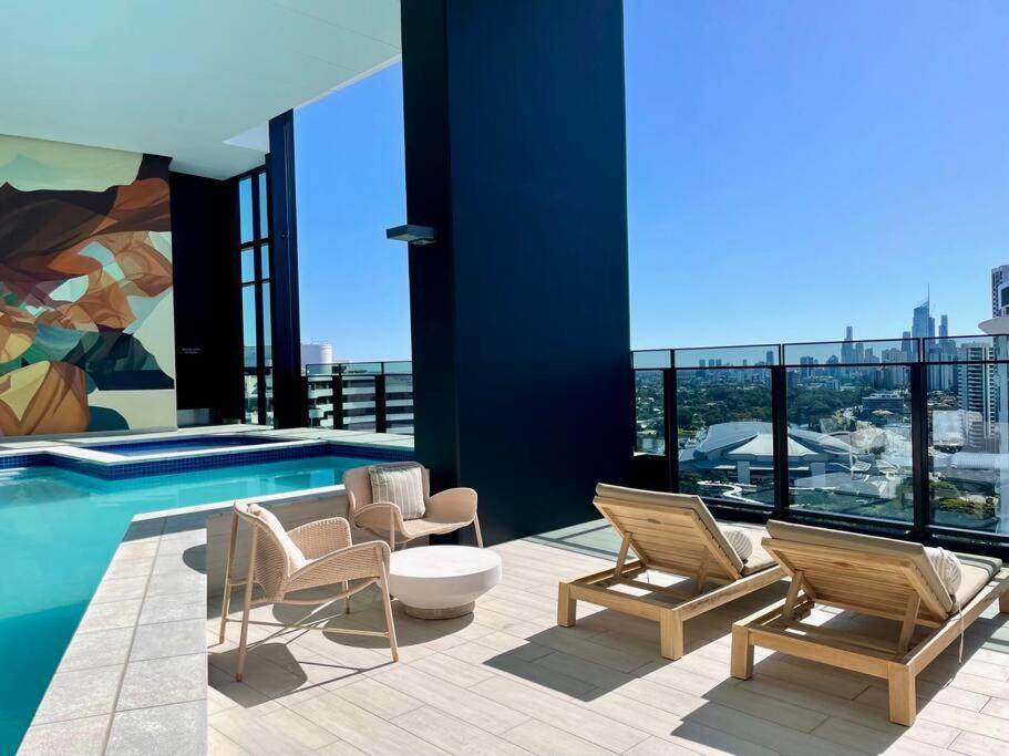 Luxury Stunning Riverview 1 Bedroom Apt 479F 골드코스트 외부 사진